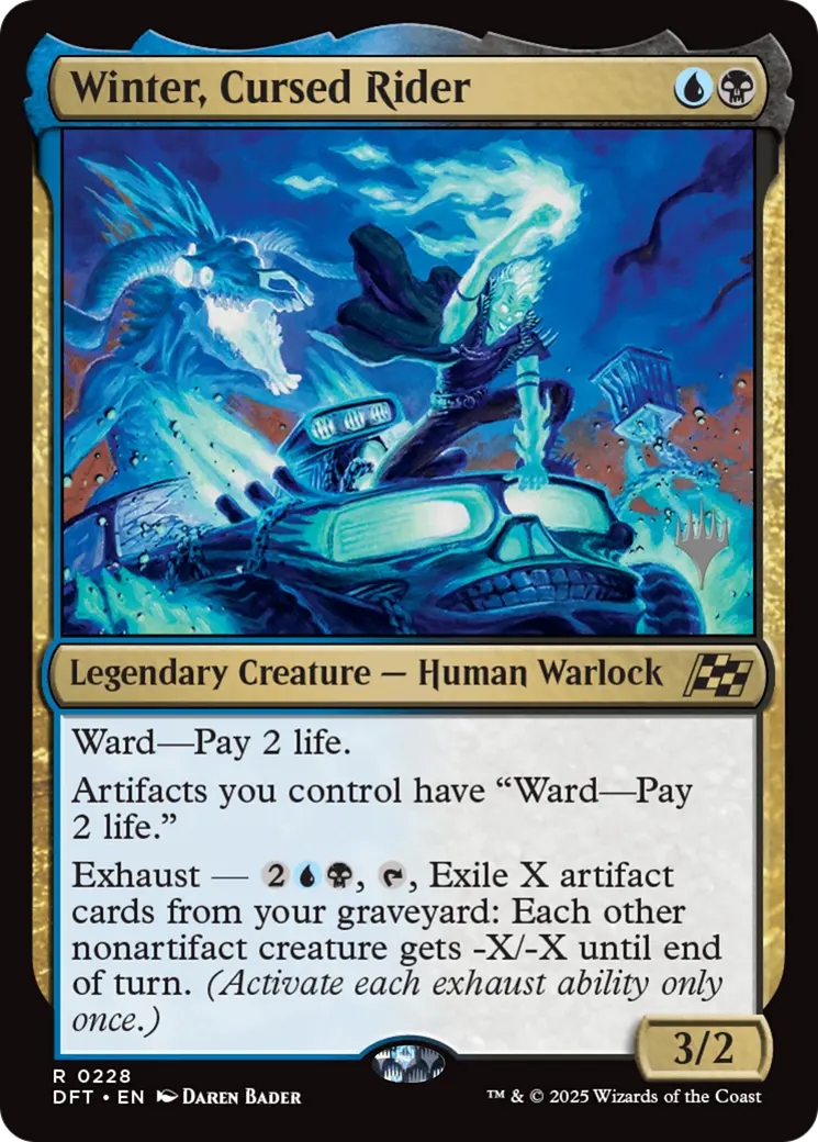 Winter, Cursed Rider (Promo Pack) [Aetherdrift Promos] 1