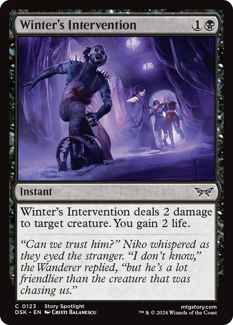 Winter's Intervention [Duskmourn: House Of Horror] 1