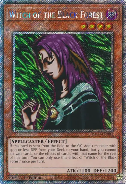 Witch Of The Black Forest (Platinum Secret Rare) [Ra03-En091] Platinum Secret Rare 1