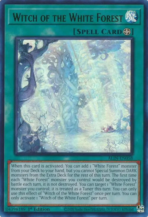 Witch Of The White Forest [Alin-En058] Ultra Rare 1