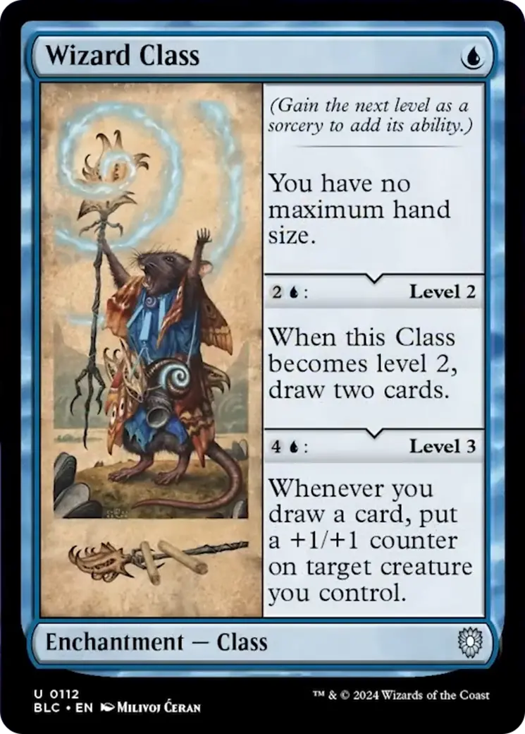 Wizard Class [Bloomburrow Commander] 1