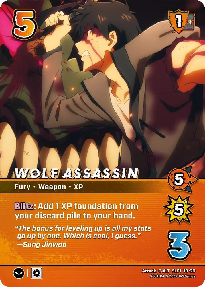 Wolf Assassin (Alternate Art) - Sl01 10/20 - Alternate Art Common 1