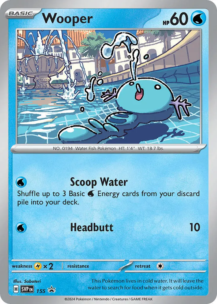 Wooper (155) [Scarlet & Violet: Black Star Promos] 1