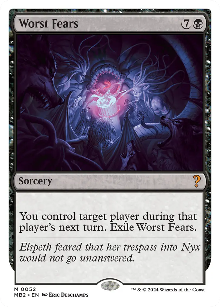 Worst Fears (White Border) [Mystery Booster 2] 1