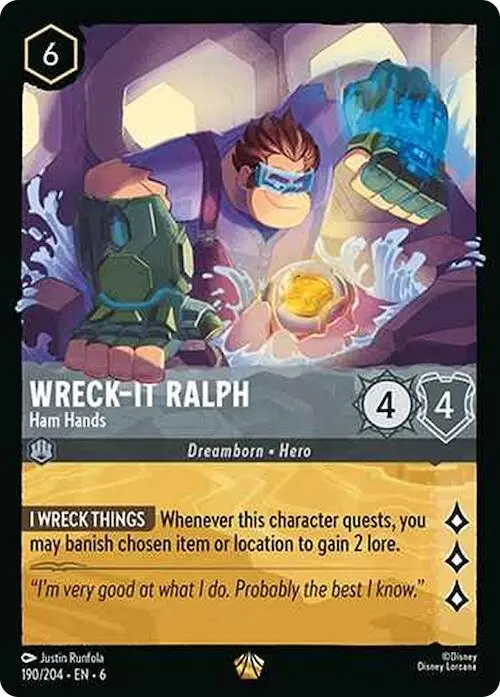 Wreck-It Ralph - Ham Hands (190/204) [Azurite Sea] 1