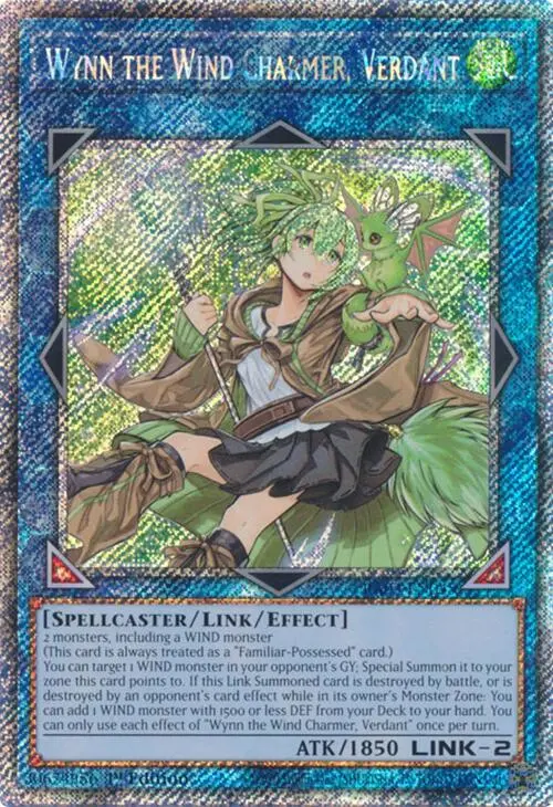 Wynn The Wind Charmer, Verdant (Platinum Secret Rare) [Ra03-En045] Platinum Secret Rare 1