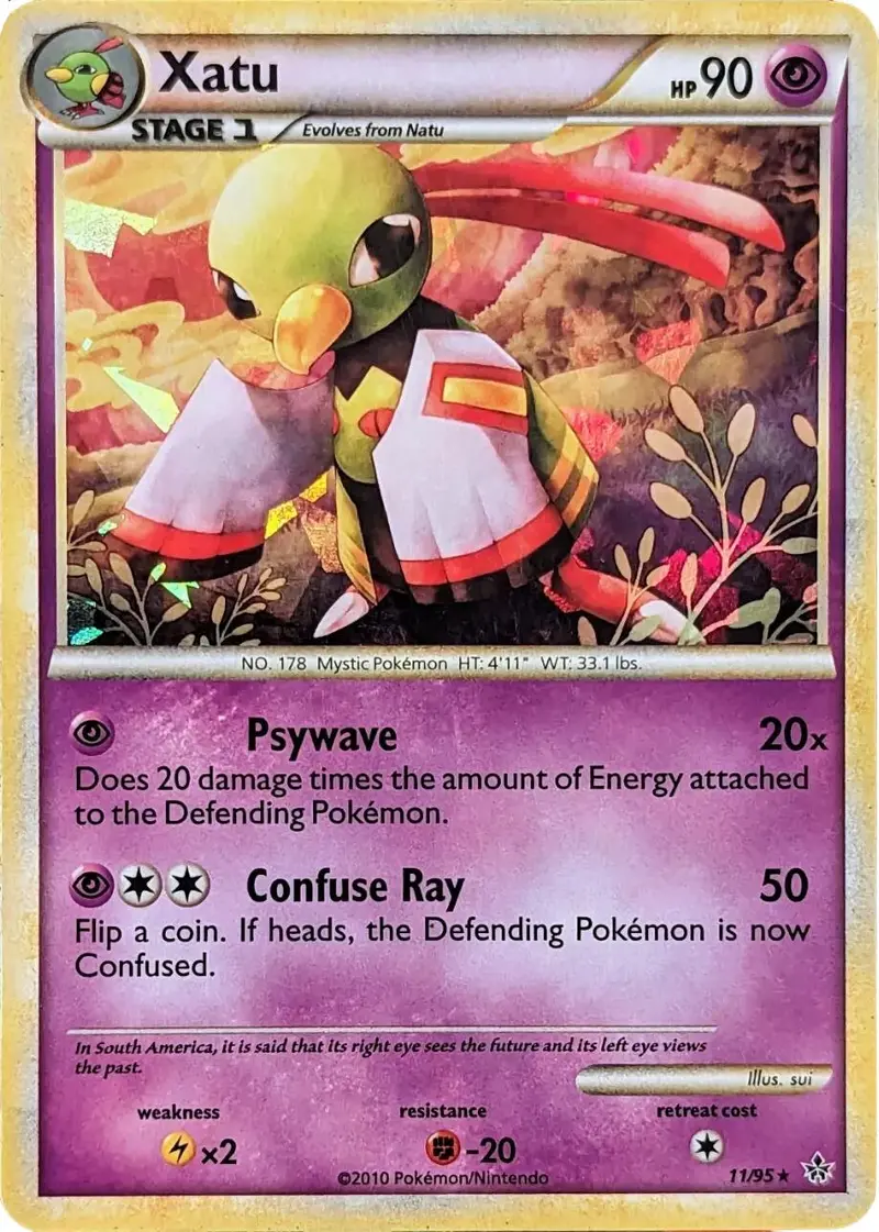 Xatu (11/95) (Cracked Ice Holo) [Heartgold & Soulsilver: Unleashed] 1