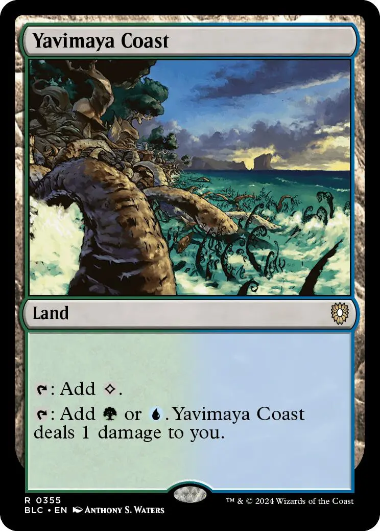 Yavimaya Coast [Bloomburrow Commander] 1