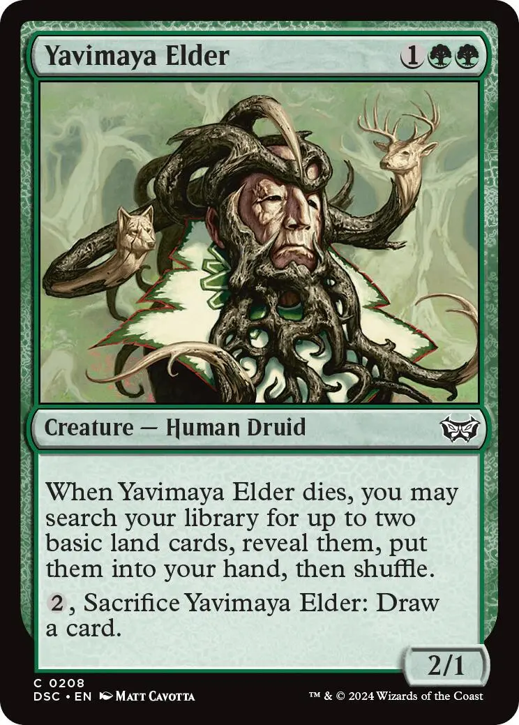 Yavimaya Elder [Duskmourn: House Of Horror Commander] 1