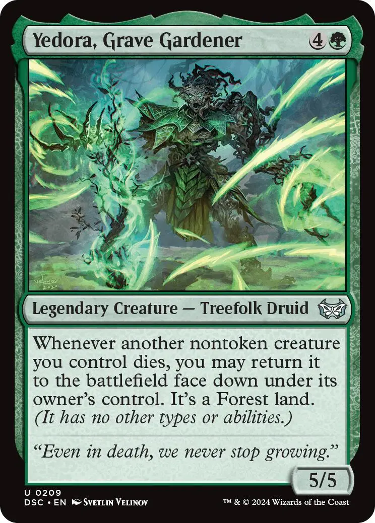 Yedora, Grave Gardener [Duskmourn: House Of Horror Commander] 1