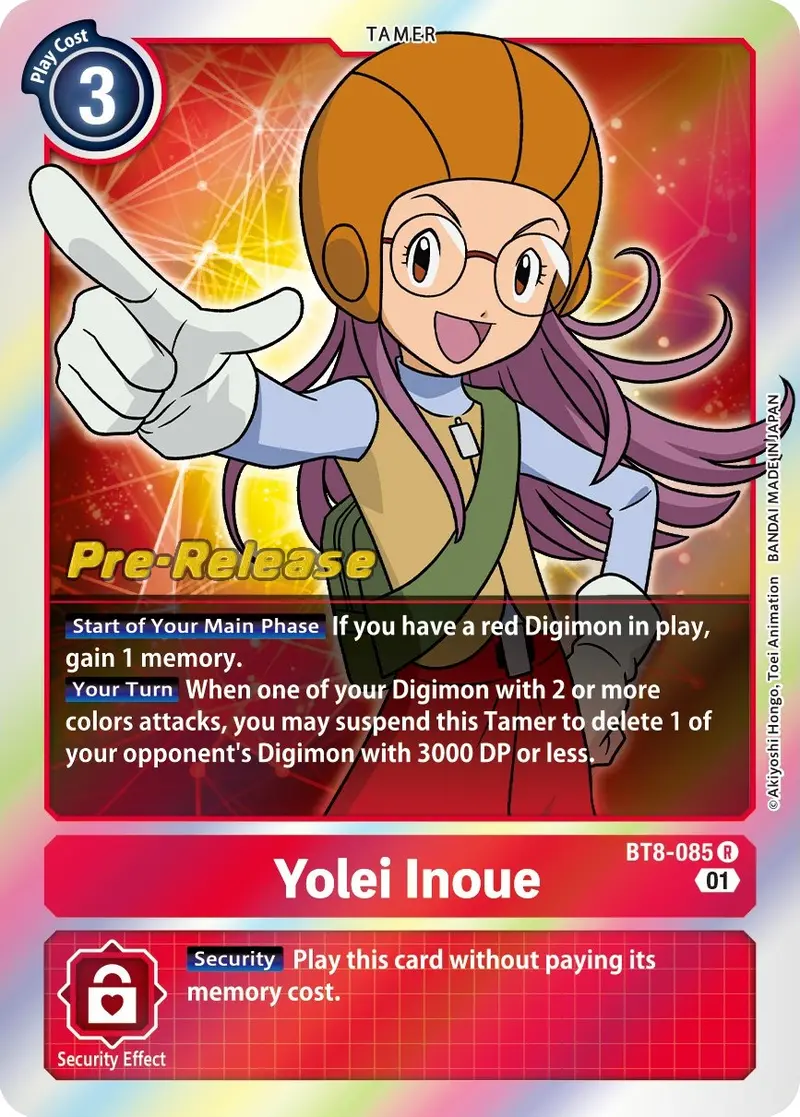 Yolei Inoue [Bt8-085] [New Awakening Pre-Release Cards] 1