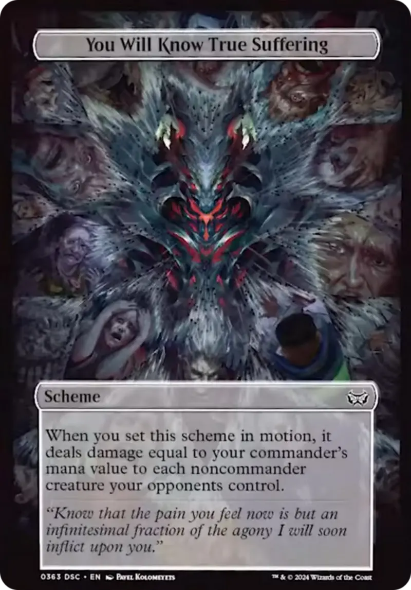 You Will Know True Suffering (Full Art) [Duskmourn: Archenemy] 1