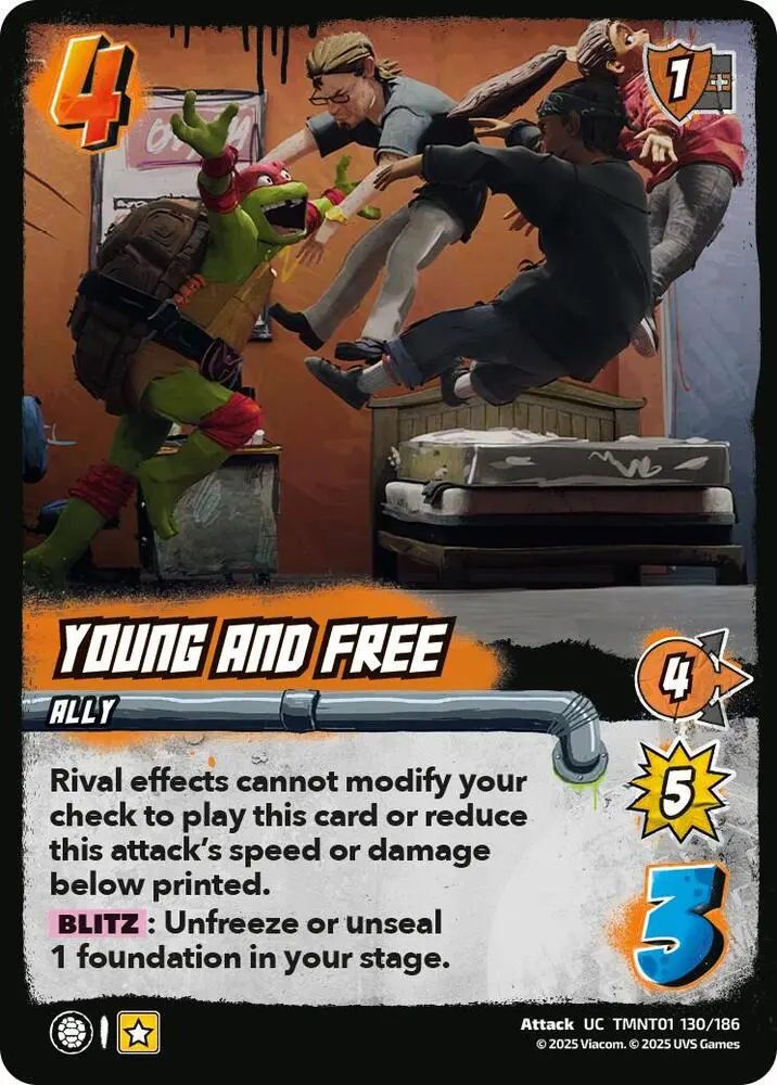 Young And Free - Teenage Mutant Ninja Turtles (Tmnt) 1