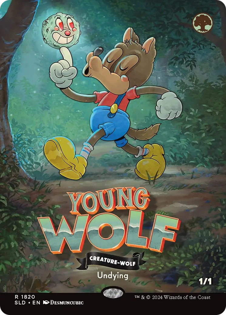 Young Wolf (Rainbow Foil) [Secret Lair Drop Series] 1