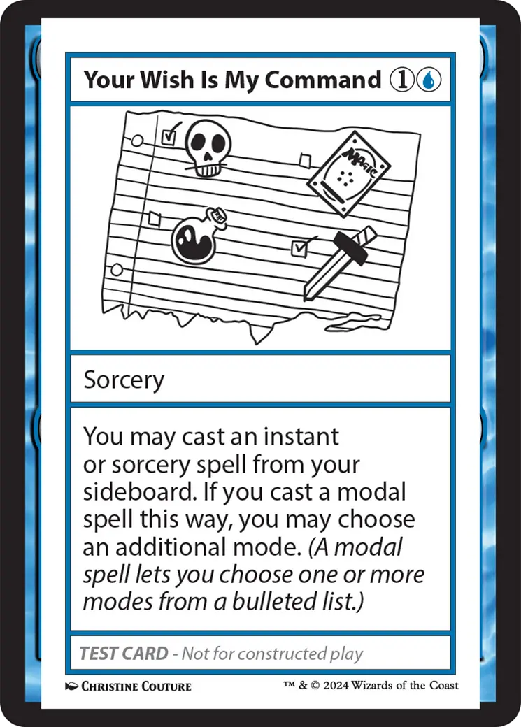 Your Wish Is My Command [Mystery Booster 2 Playtest Cards] 1
