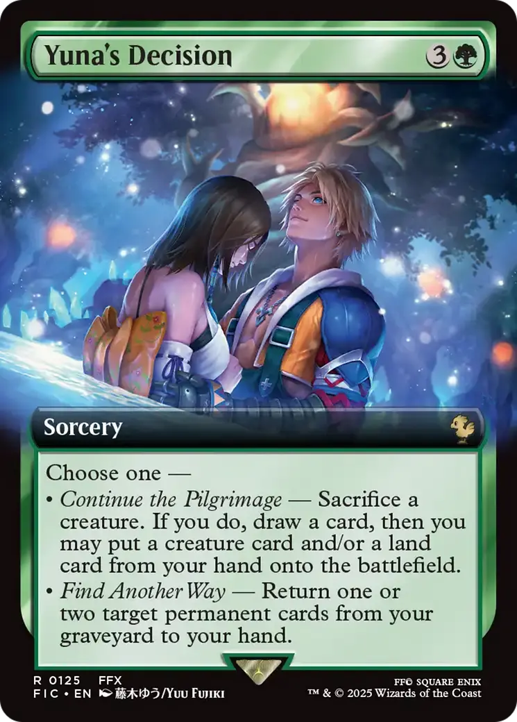 Yuna's Decision (Extended Art) [Final Fantasy Commander] 1
