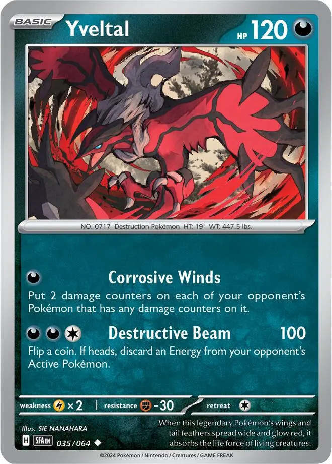 Yveltal (035/064) [Scarlet & Violet: Shrouded Fable] 1