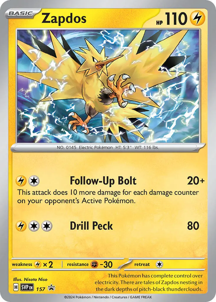 Zapdos (157) [Scarlet & Violet: Black Star Promos] 1