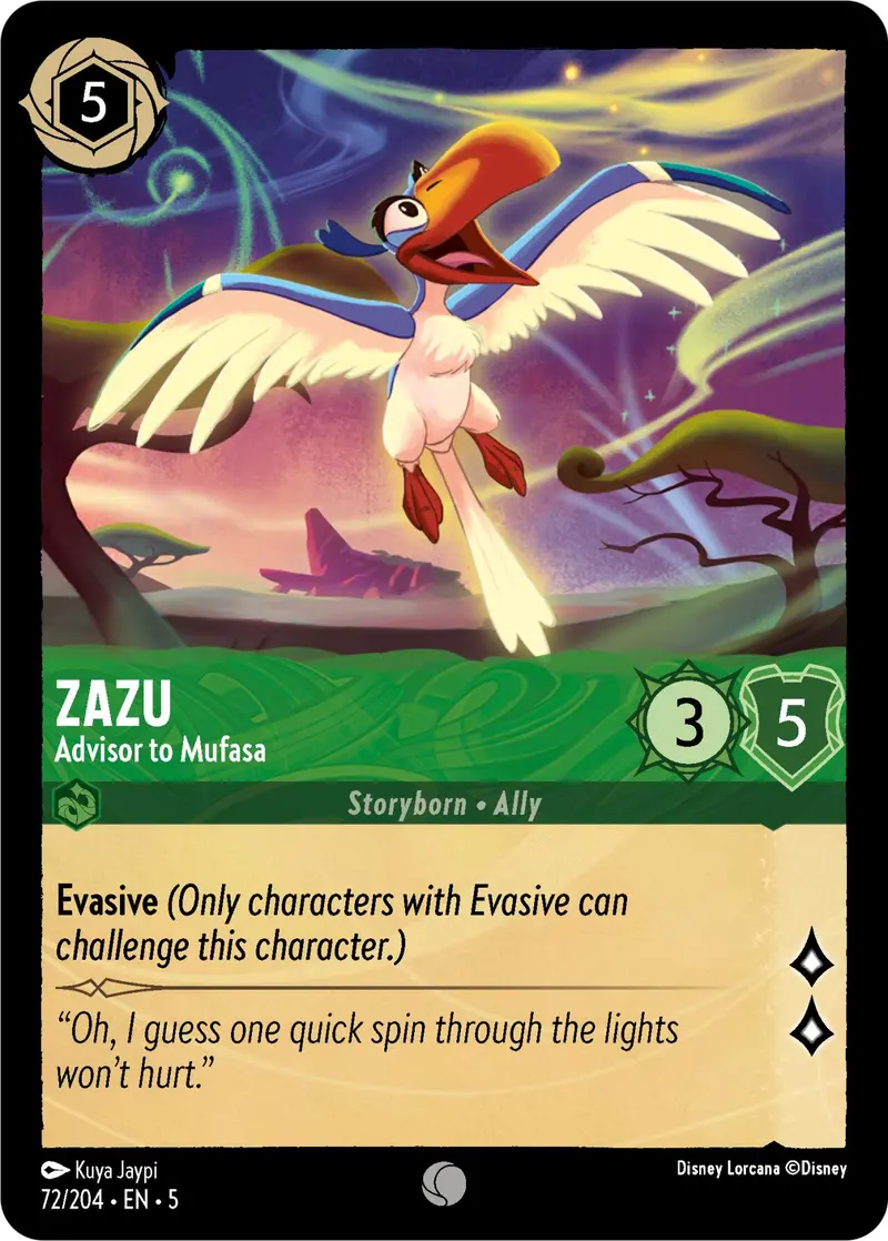 Zazu - Advisor To Mufasa (72/204) [Shimmering Skies] 1