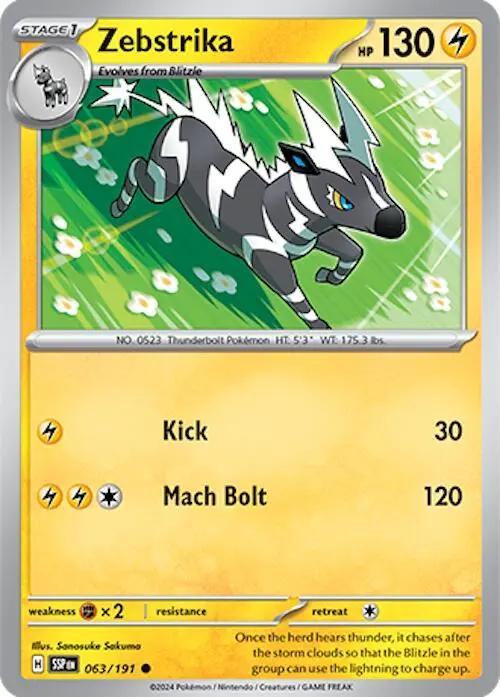 Zebstrika (063/191) [Scarlet & Violet: Surging Sparks] 1
