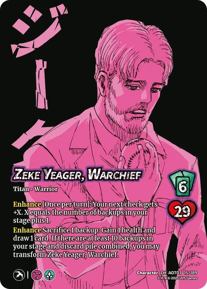 Zeke Yeager, Warchief // Beast Titan, Finale 1