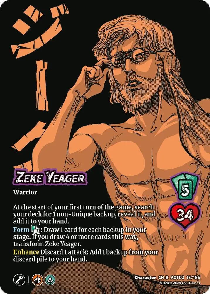 Zeke Yeager // Zeke, Beast Titan - Attack On Titan: Origins Of Power (Aot02) 1