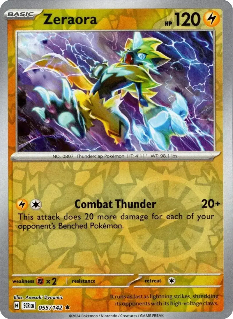 Zeraora (055/142) [Scarlet & Violet: Stellar Crown] 1