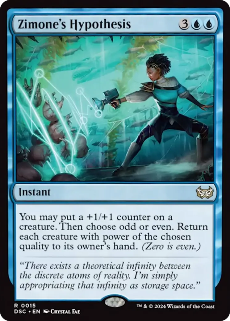 Zimone's Hypothesis [Duskmourn: House Of Horror Commander] 1