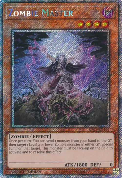 Zombie Master (Platinum Secret Rare) [Ra03-En185] Platinum Secret Rare 1