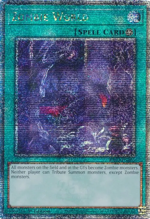 Zombie World (Quarter Century Secret Rare) [Ra03-En205] Quarter Century Secret Rare 1