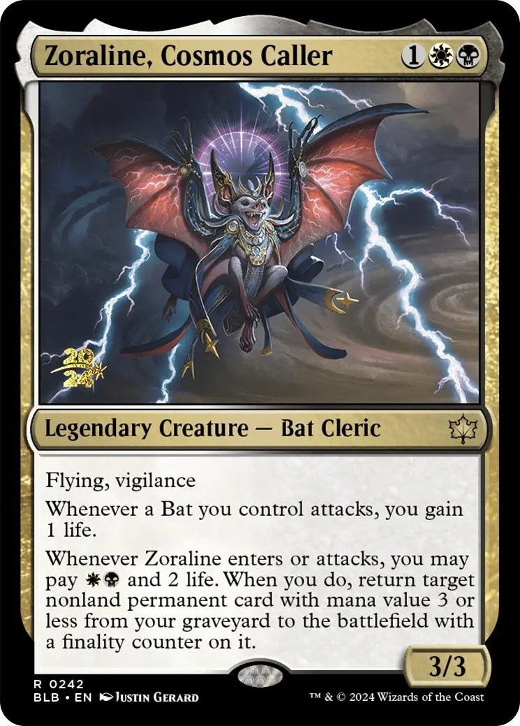 Zoraline, Cosmos Caller [Bloomburrow Prerelease Promos] 1