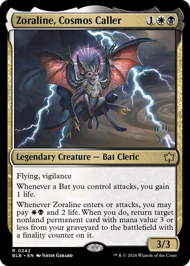 Zoraline, Cosmos Caller (Promo Pack) [Bloomburrow Promos] 1