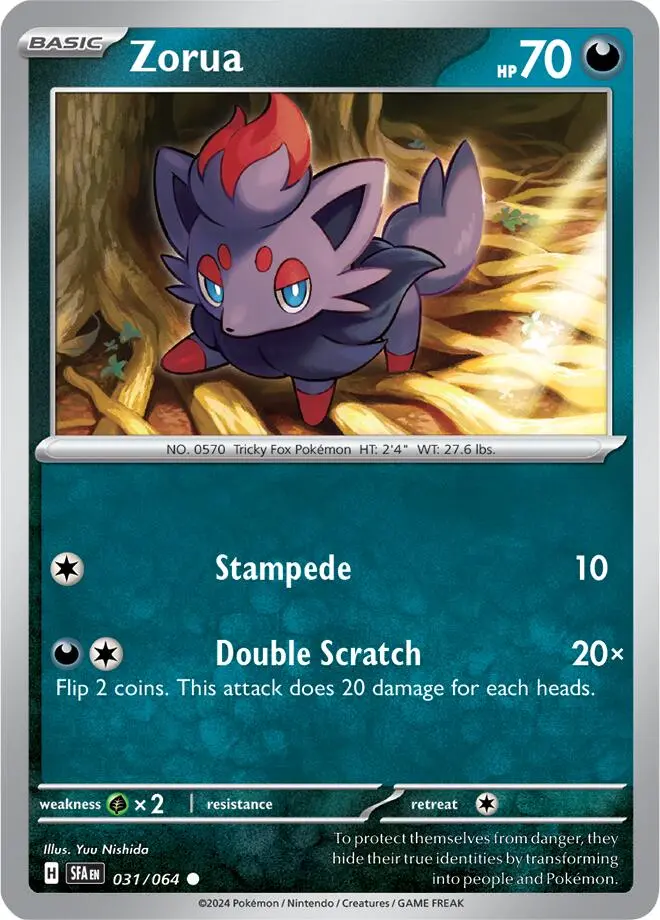 Zorua (031/064) [Scarlet & Violet: Shrouded Fable] 1