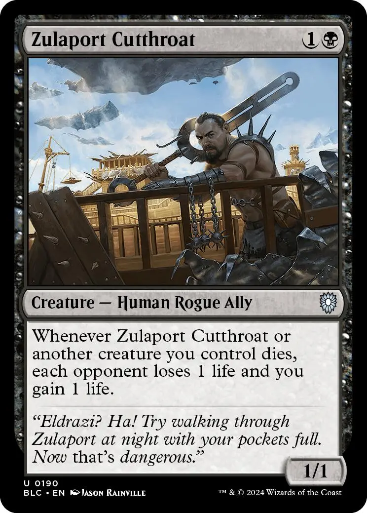 Zulaport Cutthroat [Bloomburrow Commander] 1