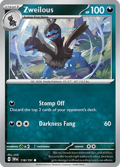 Zweilous (118/191) [Scarlet & Violet: Surging Sparks] 1
