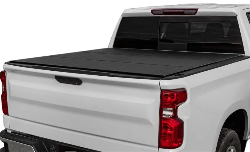 Access Lomax Tri-Fold Tonneau Cover For 2022+ Toyota Tundra – Black Urethane, Fits 5'6" Bed 1