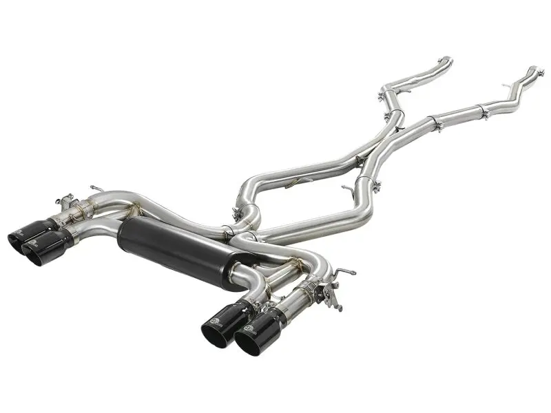 Afe Mach Force Xp Exhaust System – 3.5-Inch 304 Stainless Steel Cat-Back For 2015–2018 Bmw X5 M (F85), V8 4.4L Twin-Turbo, Black Tips 1