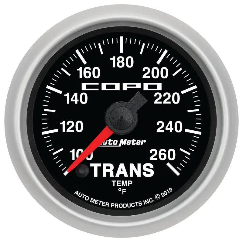Autometer Digital Transmission Temperature Gauge – 52Mm, 100–260°F, For Chevrolet Copo Camaro 1