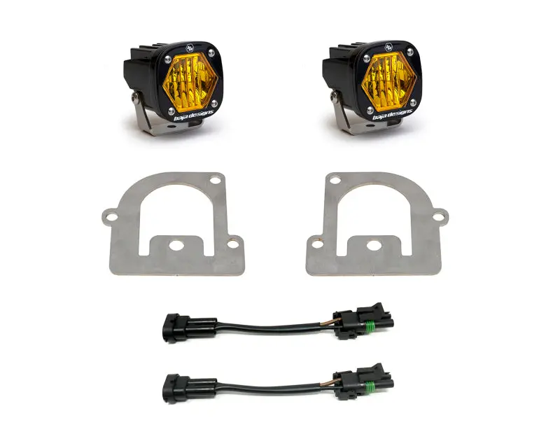 Baja Designs S1 Wc Amber Led Fog Light Kit For 2021+ Ford Bronco Sport 1