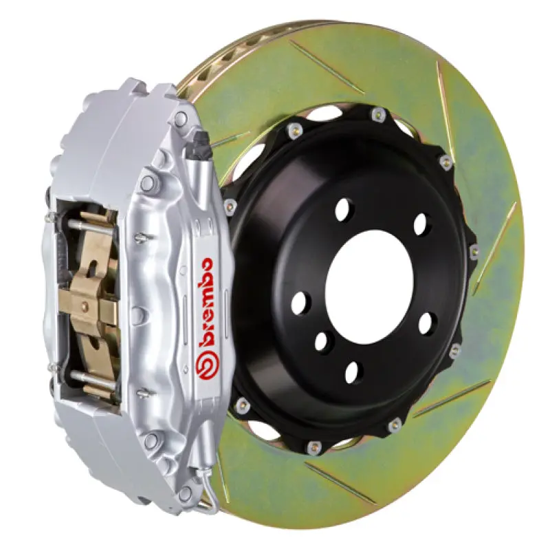 Brembo 07-12 335I (Excl. Xdrive) Front Gt Bbk 6 Piston Cast 355X32 2Pc Rotor Slotted Type1-Silver 1