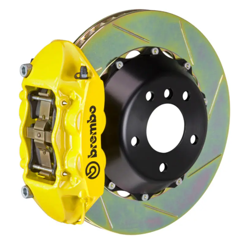 Brembo 08-15 Land Cruiser/Lx570 Rear Gt Bbk 4 Piston Cast 380X28 2Pc Rotor Slotted Type1-Yellow 1