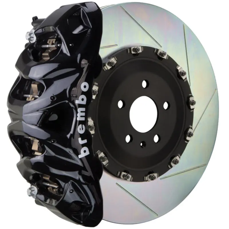 Brembo 09-13 X5M Front Gt Bbk 8 Piston Cast 412X38 2Pc Rotor Slotted Type1 -Black 1