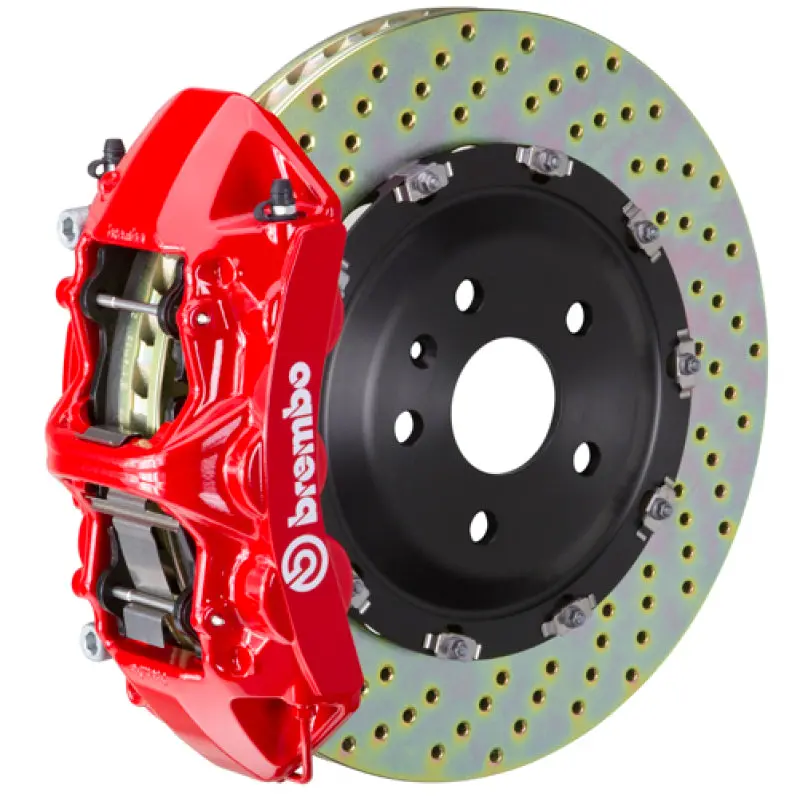 Brembo Gt Big Brake Kit – Front 6-Piston Calipers With 365X34Mm Drilled Rotors For 2008–2013 Bmw M3 / 2011–2012 1M 1