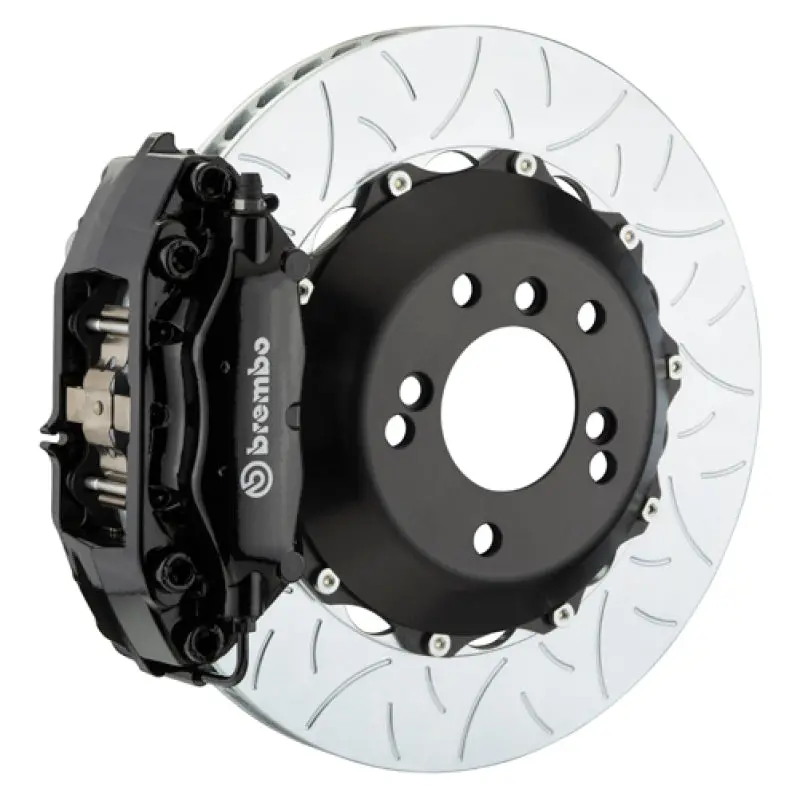 Brembo Rear Big Brake Kit – Skyline R33/R34 Gtr (1989–1998 / 1999–2001), 345×28Mm Slotted Two-Piece Rotors, Type 3 Black Finish 1