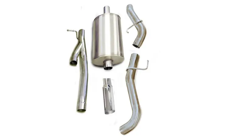 Corsa Db Polished Cat-Back Exhaust System For 2005–2006 Chevrolet Silverado Crew Cab Short Bed – 6.0L V8, Sport Sound Tuning 1