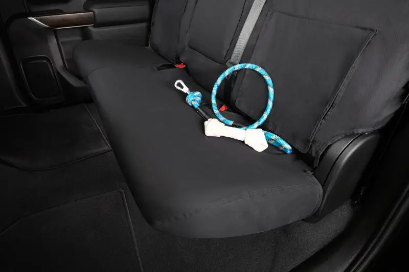 Covercraft Custom Second-Row Seat Covers For 2005–2011 Toyota Tacoma – Polycotton Blend, Charcoal 1