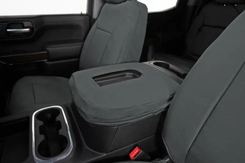 Covercraft Endura Precisionfit Seat Covers For 2021–2024 Ford F-150 – Front Row, Charcoal-On-Charcoal 2