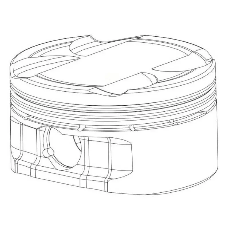 Cp Honda B-Series Piston And Ring Kit – 85Mm Bore, +1.0Mm Oversize, 9.0:1 Compression Ratio 1