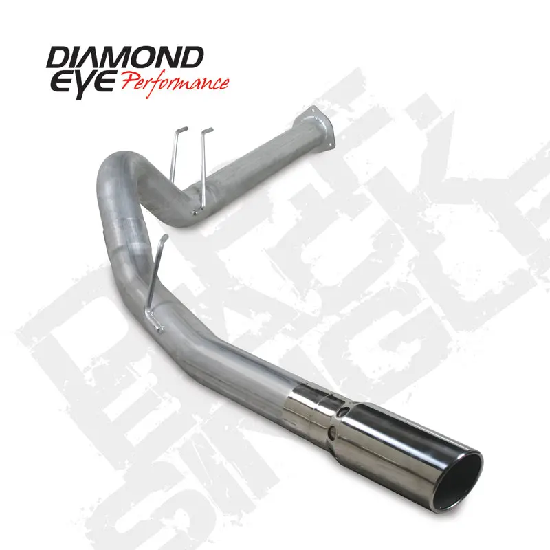 Diamond Eye 4-Inch Dpf-Back Exhaust Kit – Stainless Steel, Fits 2011 Ford 6.7L Powerstroke F250/F350 1