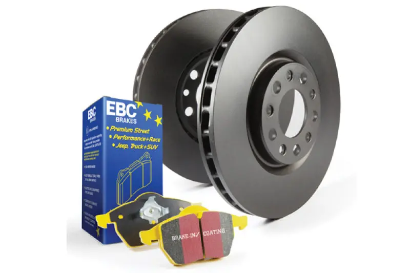Ebc Yellowstuff High-Performance Brake Pad & Rk Drilled Rotor Kit For Nissan S13 1